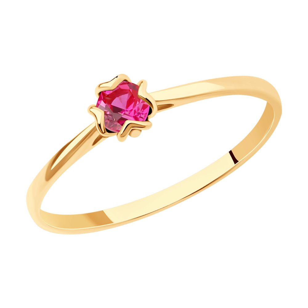 Кольцо из красного золота с корундом искусственным р.18.5 SOKOLOV 716721, 716721
Кольцо из красного золота с корундом искусственным р.18.5 SOKOLOV 716721, 716721