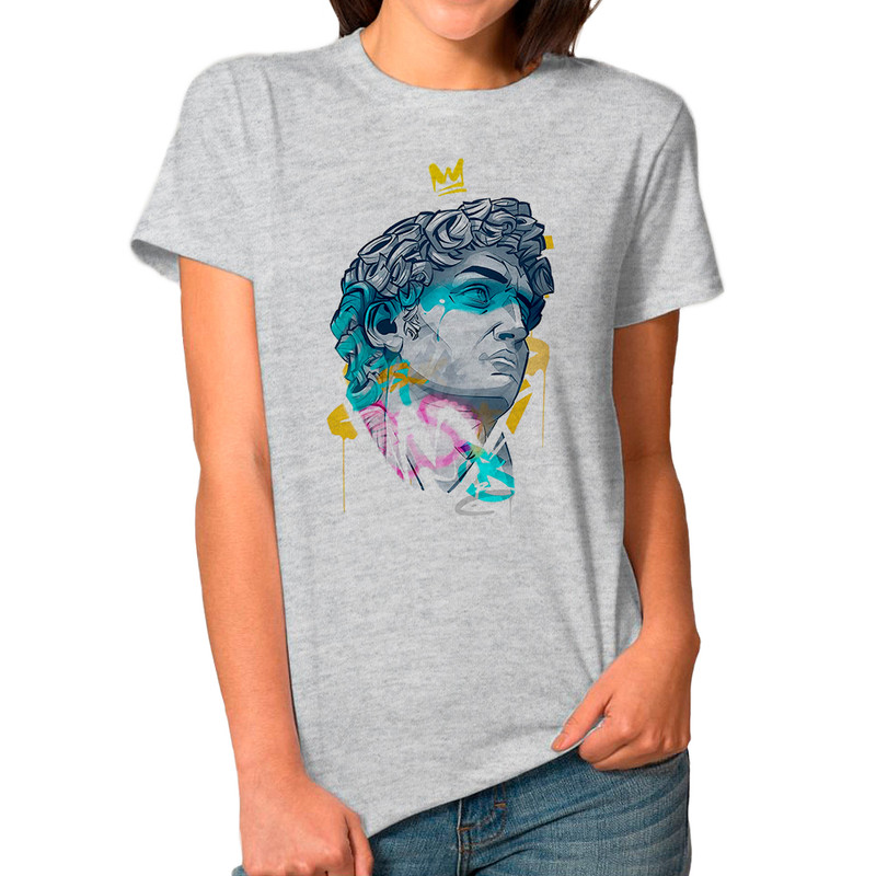Футболка женская Dream Shirts Микеланджело - Давид серая 2XL, Серый, Микеланджело - Давид
Футболка женская Dream Shirts Микеланджело - Давид серая 2XL, Серый, Микеланджело - Давид