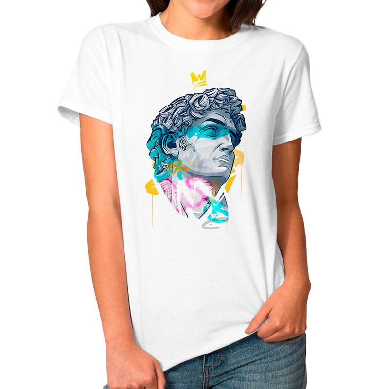 Футболка женская Dream Shirts Микеланджело - Давид белая S, Белый, Микеланджело - Давид
Футболка женская Dream Shirts Микеланджело - Давид белая S, Белый, Микеланджело - Давид