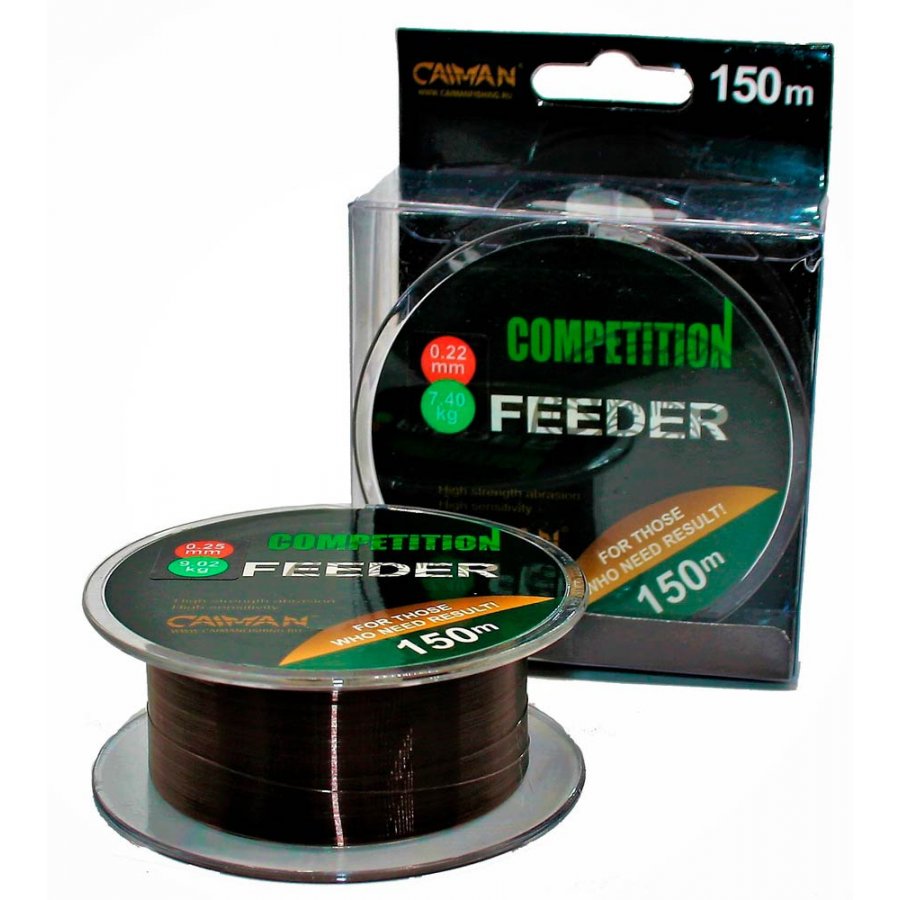 Леска Caiman Competition Feeder Sinking, 150 м, черная 0,28 мм, 185047 4392, Competition Feeder Sinking
Леска Caiman Competition Feeder Sinking, 150 м, черная 0,28 мм, 185047 4392, Competition Feeder Sinking