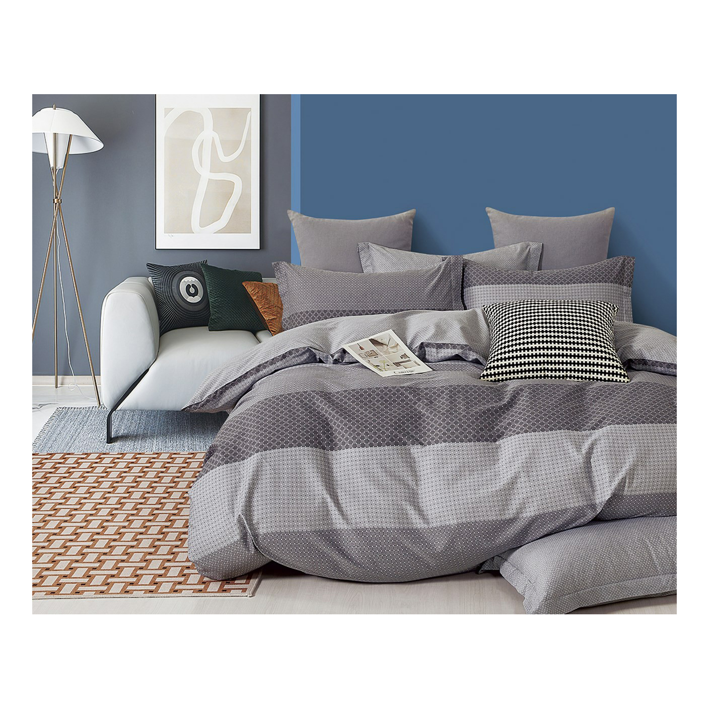 Комплект постельного белья Guten Morgen Contemporary grey 200Tc евро сатин 70x70 см серый
Комплект постельного белья Guten Morgen Contemporary grey 200Tc евро сатин 70x70 см серый