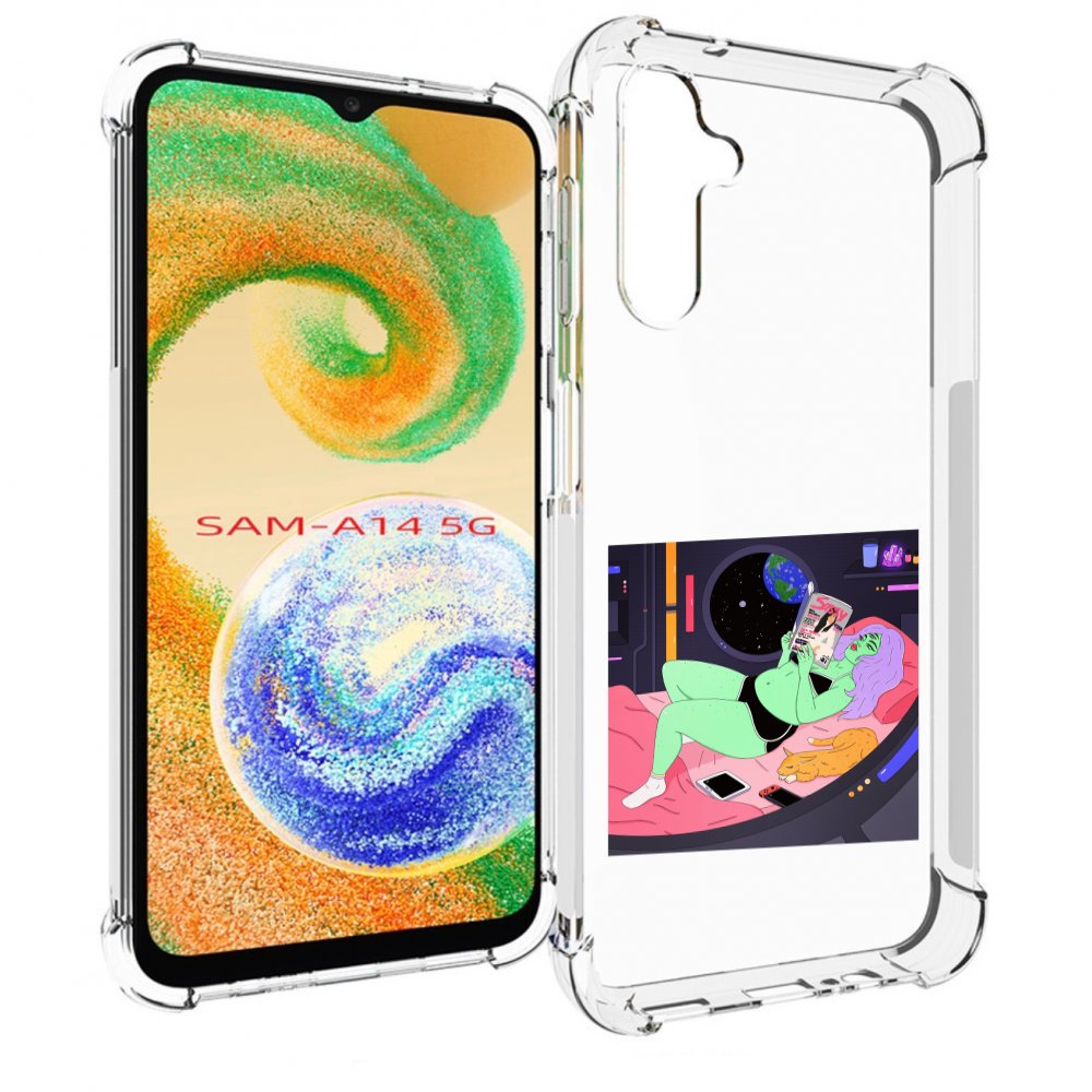 Чехол MyPads трехглазая девушка зеленая для Samsung Galaxy A14 5G, Прозрачный, Tocco
Чехол MyPads трехглазая девушка зеленая для Samsung Galaxy A14 5G, Прозрачный, Tocco