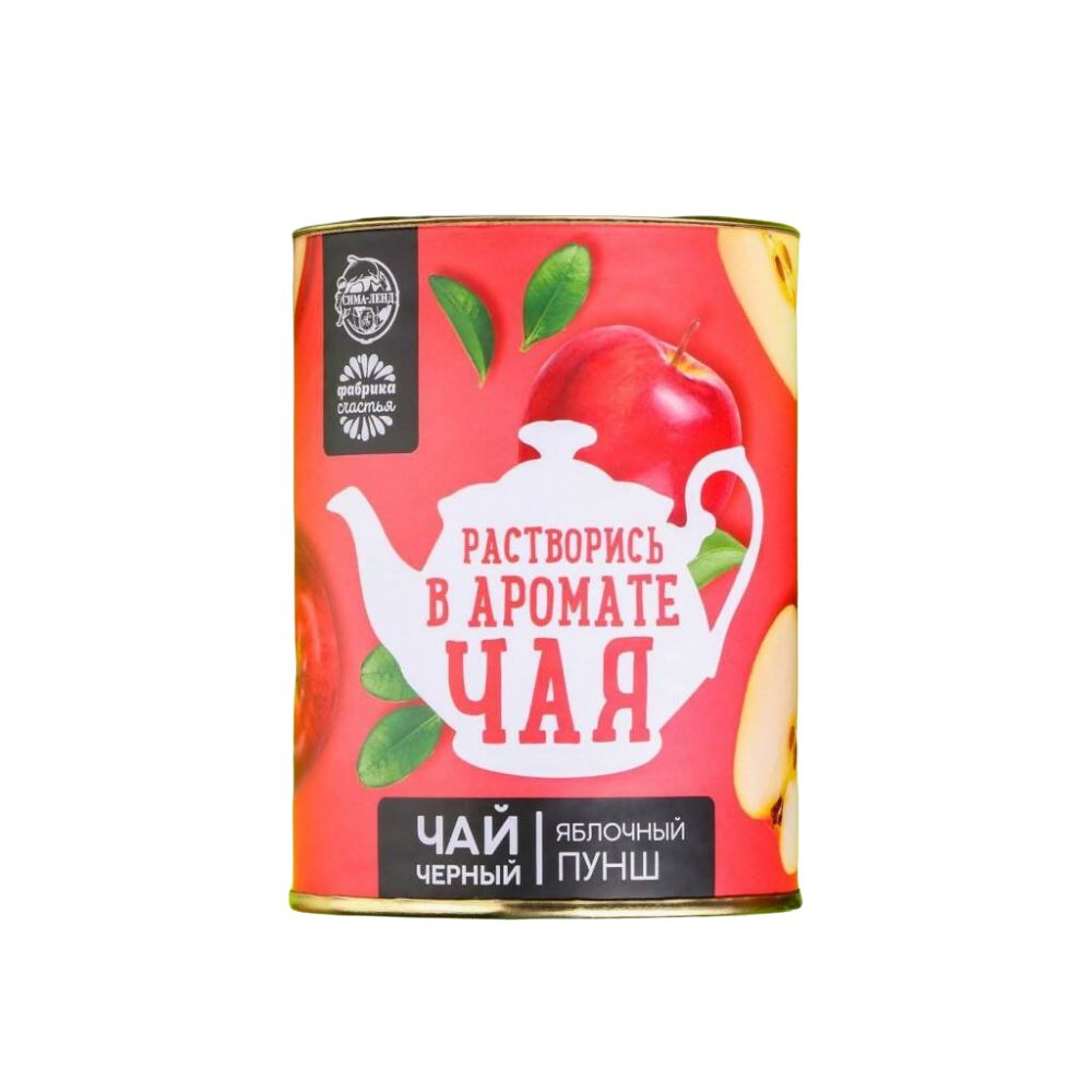 Чай чёрный в тубусе «Растворись в аромате чая», вкус: яблочный пунш,100 г, Классика 8 марта
Чай чёрный в тубусе «Растворись в аромате чая», вкус: яблочный пунш,100 г, Классика 8 марта