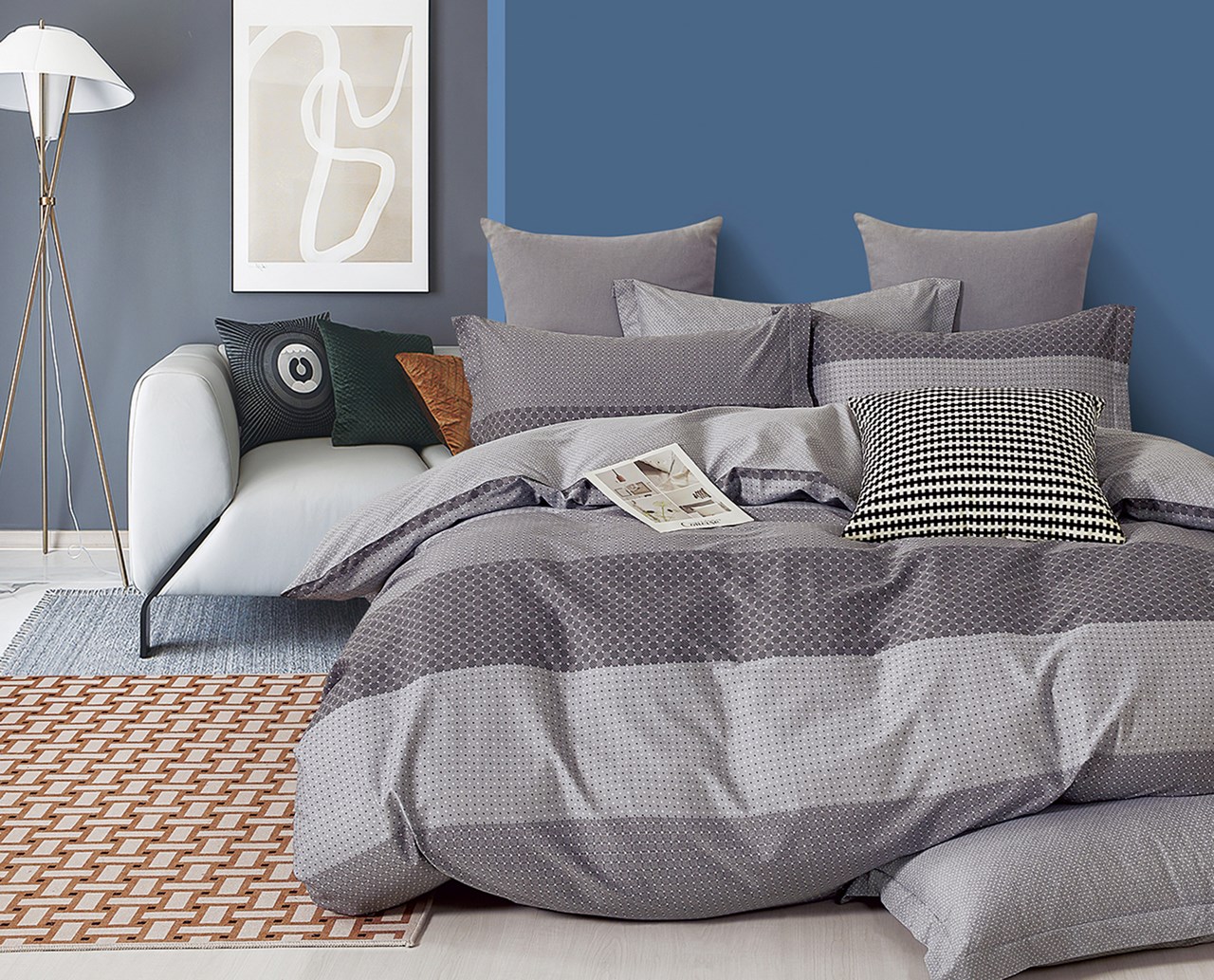 Комплект постельного белья Guten Morgen Contemporary grey 200Tc 2-сп сатин 70x70 см серый
Комплект постельного белья Guten Morgen Contemporary grey 200Tc 2-сп сатин 70x70 см серый