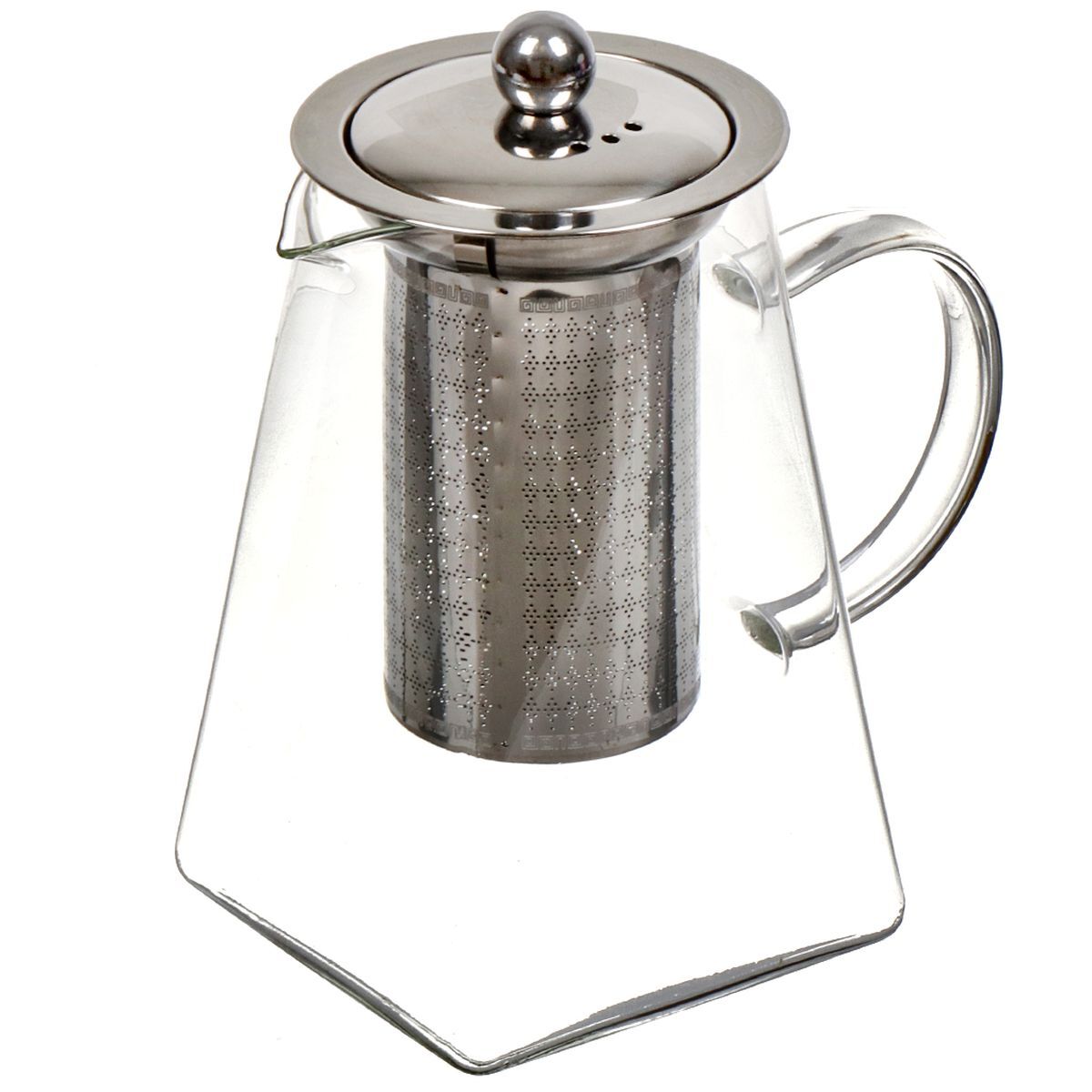 фото Чайник заварочный стекло, 0.75 л, с ситечком nobrand