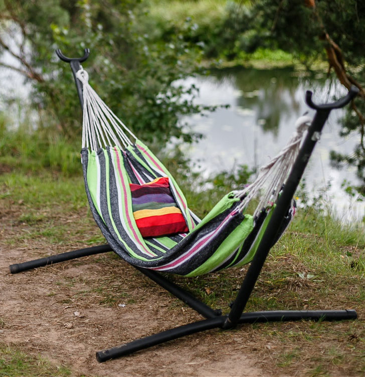 Гамак Kamukamu 200х80, цвет зелено-серый, Зеленый;серый 
Гамак Kamukamu 200х80, цвет зелено-серый, Зеленый;серый