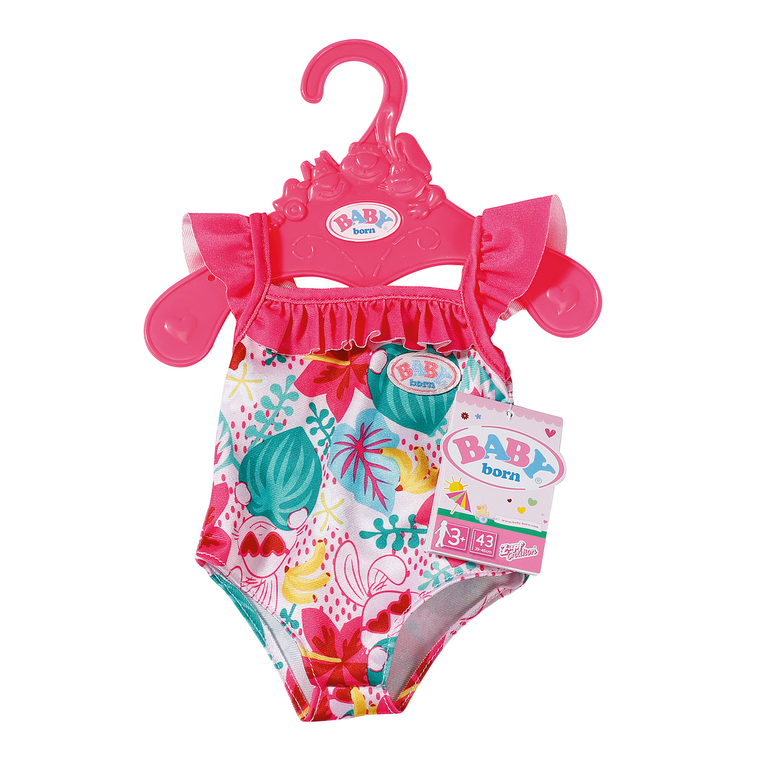 Купальник для кукол Zapf Creation BABY born 43 см, вешалка, с изображением цветов, Розовый, куклы и аксессуары
Купальник для кукол Zapf Creation BABY born 43 см, вешалка, с изображением цветов, Розовый, куклы и аксессуары
