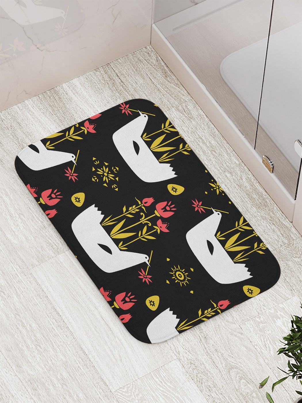 Коврик противоскользящий для ванной, сауны, бассейна, 77х52 см bath_75416 JoyArty
Коврик противоскользящий для ванной, сауны, бассейна, 77х52 см bath_75416 JoyArty