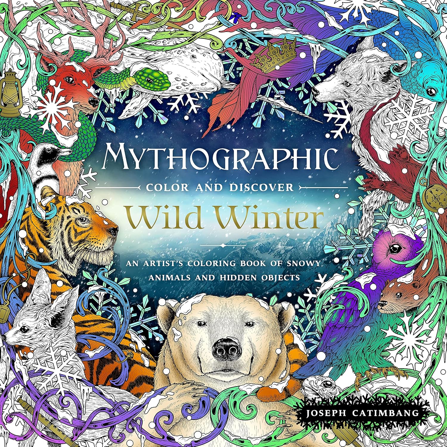 Mythographic Color and Discover: Wild Winter: An Artist's Coloring Book of Snowy Animals a
Mythographic Color and Discover: Wild Winter: An Artist's Coloring Book of Snowy Animals a