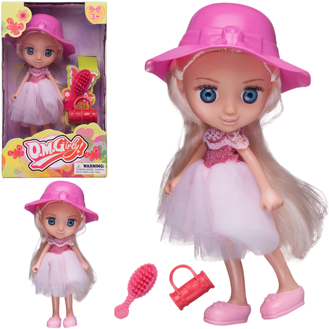 Кукла ABtoys Цветочная фантазия в платье и розовой шляпке 16,5 см 65006/бело-розовое
Кукла ABtoys Цветочная фантазия в платье и розовой шляпке 16,5 см 65006/бело-розовое