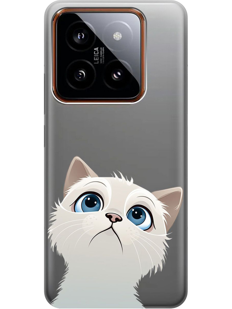 Силиконовый чехол на Xiaomi 14 Pro с принтом "Белый котик" прозрачный, Прозрачный;белый, 777771011
Силиконовый чехол на Xiaomi 14 Pro с принтом "Белый котик" прозрачный, Прозрачный;белый, 777771011