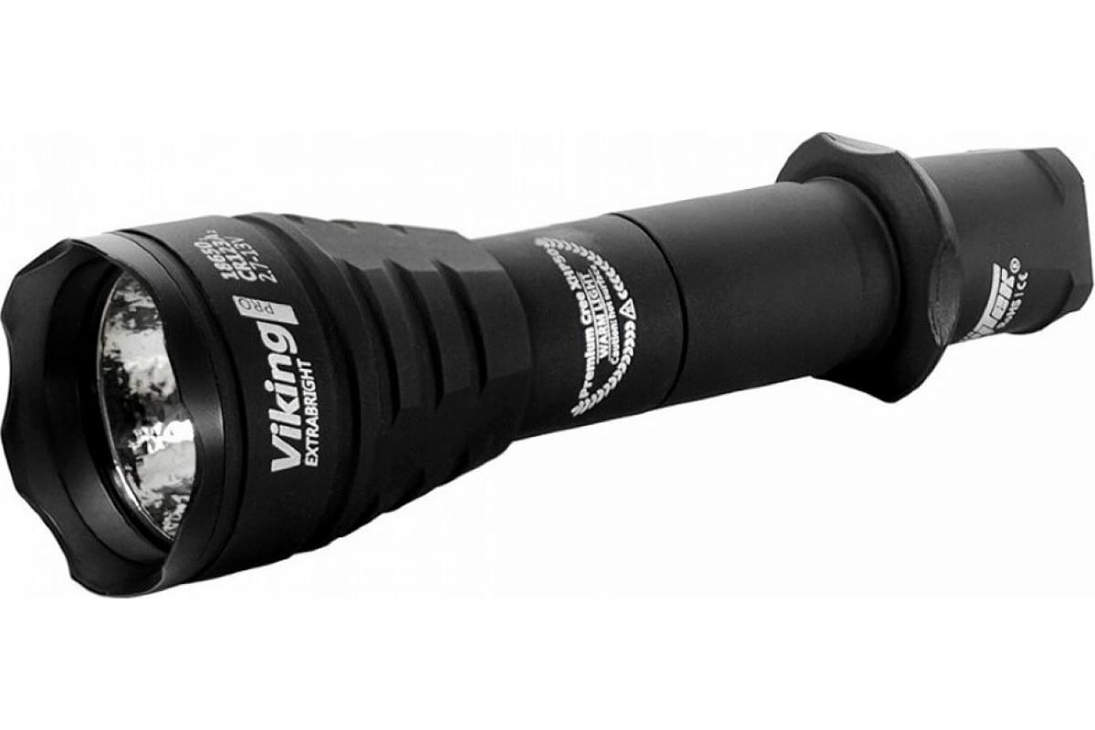 Фонарь тактический Armytek Viking v3 XP-L (Тёплый) 977люмен/400метров/6 реж/1x18650 Li-Ion, Черный, Viking v3 XP-L
Фонарь тактический Armytek Viking v3 XP-L (Тёплый) 977люмен/400метров/6 реж/1x18650 Li-Ion, Черный, Viking v3 XP-L