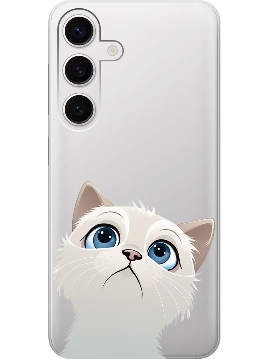 Силиконовый чехол на Samsung Galaxy S24 с принтом "Белый котик" прозрачный, Прозрачный;белый, 779825711
Силиконовый чехол на Samsung Galaxy S24 с принтом "Белый котик" прозрачный, Прозрачный;белый, 779825711