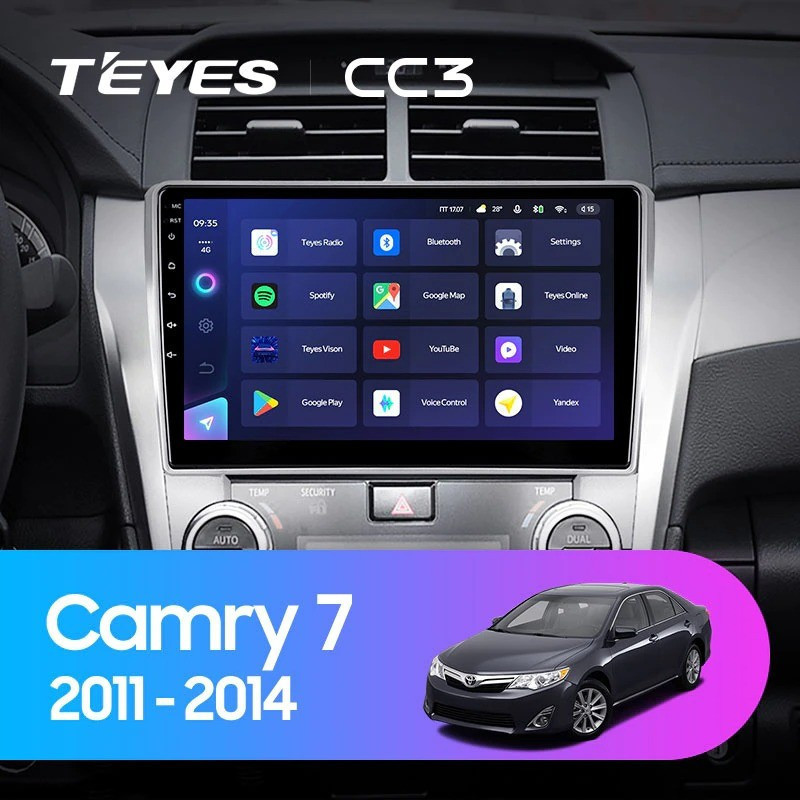Штатная магнитола Teyes CC3L 4/64 Toyota Camry 7 XV 50 55 (2011-2014) Тип-B, CC3L
Штатная магнитола Teyes CC3L 4/64 Toyota Camry 7 XV 50 55 (2011-2014) Тип-B, CC3L
