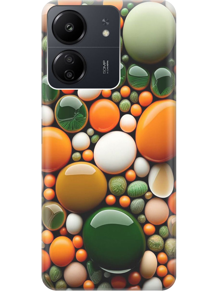 Силиконовый чехол на Xiaomi Redmi 13C, Poco C65 с принтом "Оранжевые и зеленые камушки", Прозрачный;оранжевый;зеленый, 777767741
Силиконовый чехол на Xiaomi Redmi 13C, Poco C65 с принтом "Оранжевые и зеленые камушки", Прозрачный;оранжевый;зеленый, 777767741
