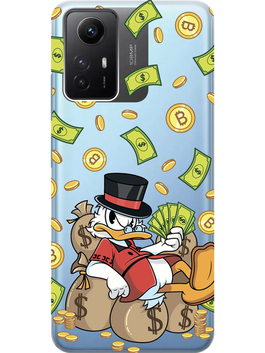 Силиконовый чехол на Xiaomi Redmi Note 12s с принтом "Богатый Скрудж" прозрачный, Прозрачный;белый;зеленый, 778676971
Силиконовый чехол на Xiaomi Redmi Note 12s с принтом "Богатый Скрудж" прозрачный, Прозрачный;белый;зеленый, 778676971