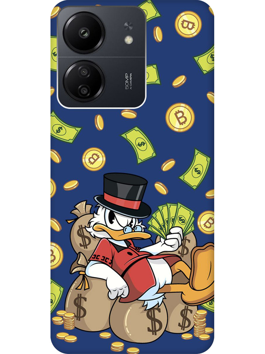 Силиконовый чехол на Xiaomi Redmi 13C, Poco C65 с принтом "Богатый Скрудж" матовый синий, Синий;прозрачный;белый;зеленый, 777767771
Силиконовый чехол на Xiaomi Redmi 13C, Poco C65 с принтом "Богатый Скрудж" матовый синий, Синий;прозрачный;белый;зеленый, 777767771