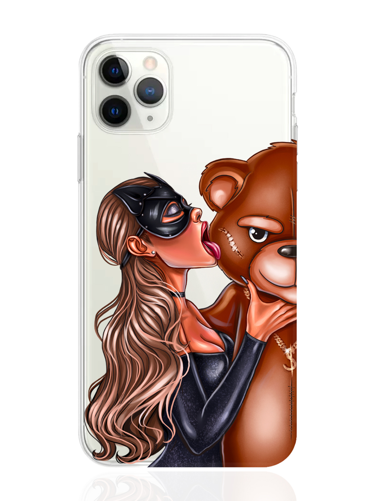 Чехол MustHaveCase для iPhone 11 Pro Max Кошечка русая и мишка прозрачный, iPhone 11 Pro Max Кошечка русая и мишка
Чехол MustHaveCase для iPhone 11 Pro Max Кошечка русая и мишка прозрачный, iPhone 11 Pro Max Кошечка русая и мишка