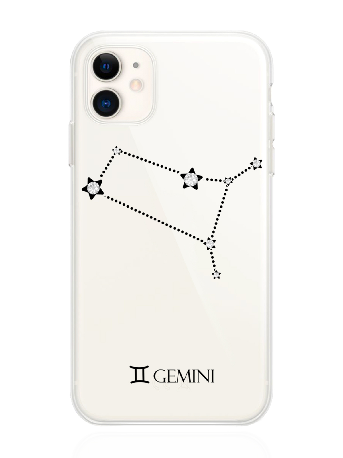 Чехол с инкрустацией кристаллами Lux для iPhone 11 Близнецы Gemini, Прозрачный, iPhone 11 Знак зодиака Близнецы
Чехол с инкрустацией кристаллами Lux для iPhone 11 Близнецы Gemini, Прозрачный, iPhone 11 Знак зодиака Близнецы