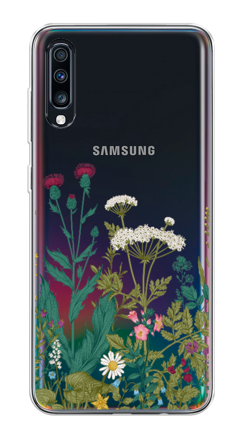 Чехол на Samsung Galaxy A70 "Дикие полевые цветы", Зеленый;розовый;белый, 28150-2
Чехол на Samsung Galaxy A70 "Дикие полевые цветы", Зеленый;розовый;белый, 28150-2