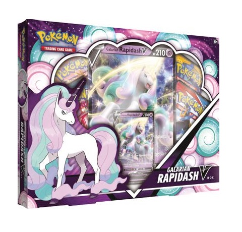 Карточная игра Pokemon Sword and Shield Battle Styles Collection - Galarian Rapidash V
Карточная игра Pokemon Sword and Shield Battle Styles Collection - Galarian Rapidash V