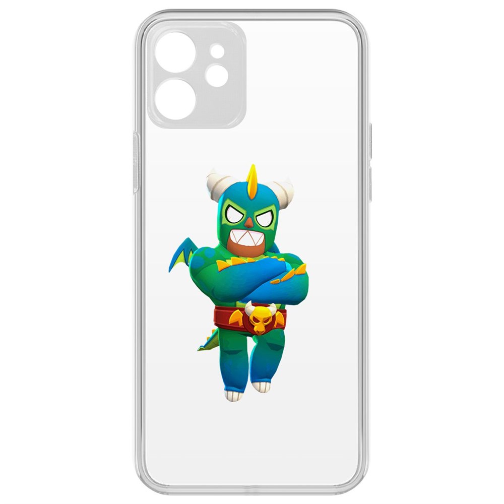 Чехол-накладка Brawl Stars-Эль Дракон Вердозо для iPhone 12 с защитой камеры, Прозрачный
Чехол-накладка Brawl Stars-Эль Дракон Вердозо для iPhone 12 с защитой камеры, Прозрачный