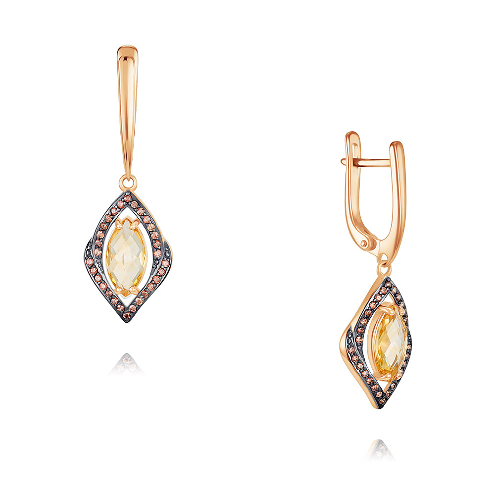 Серьги подвески из красного золота ADAMAS 24041108/01-А50Ч-664, фианит/цитрин, 24041108/01-А50Ч-664
Серьги подвески из красного золота ADAMAS 24041108/01-А50Ч-664, фианит/цитрин, 24041108/01-А50Ч-664
