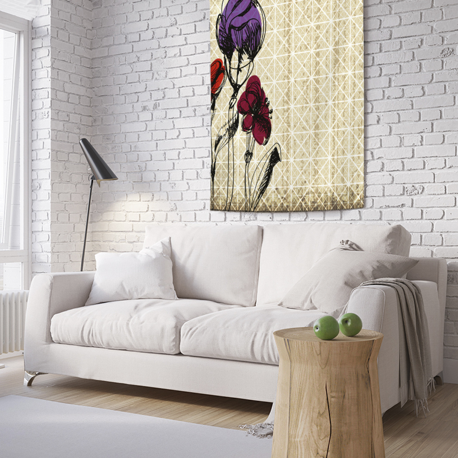 Вертикальное фотопанно на стену JoyArty Штрихованные цветы 100x150 см, Штрихованные цветы 
Вертикальное фотопанно на стену JoyArty Штрихованные цветы 100x150 см, Штрихованные цветы