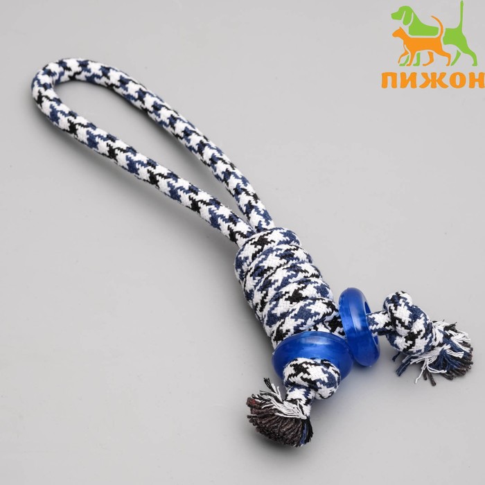 Игрушка канатная Хвостики с кольцами из термопластичной резины, 36 см, до 140 г, микс
Игрушка канатная Хвостики с кольцами из термопластичной резины, 36 см, до 140 г, микс