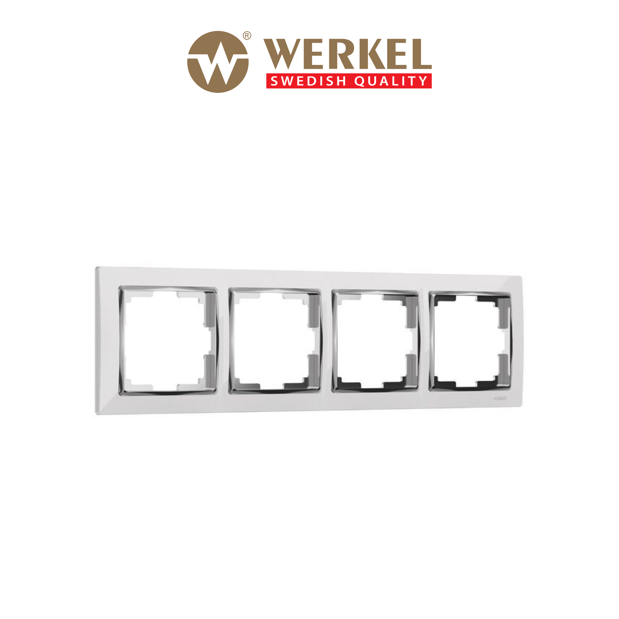 Рамка для розетки / выключателя на 4 поста Werkel W0041901 Snabb белый/хром пластик, Snabb
Рамка для розетки / выключателя на 4 поста Werkel W0041901 Snabb белый/хром пластик, Snabb
