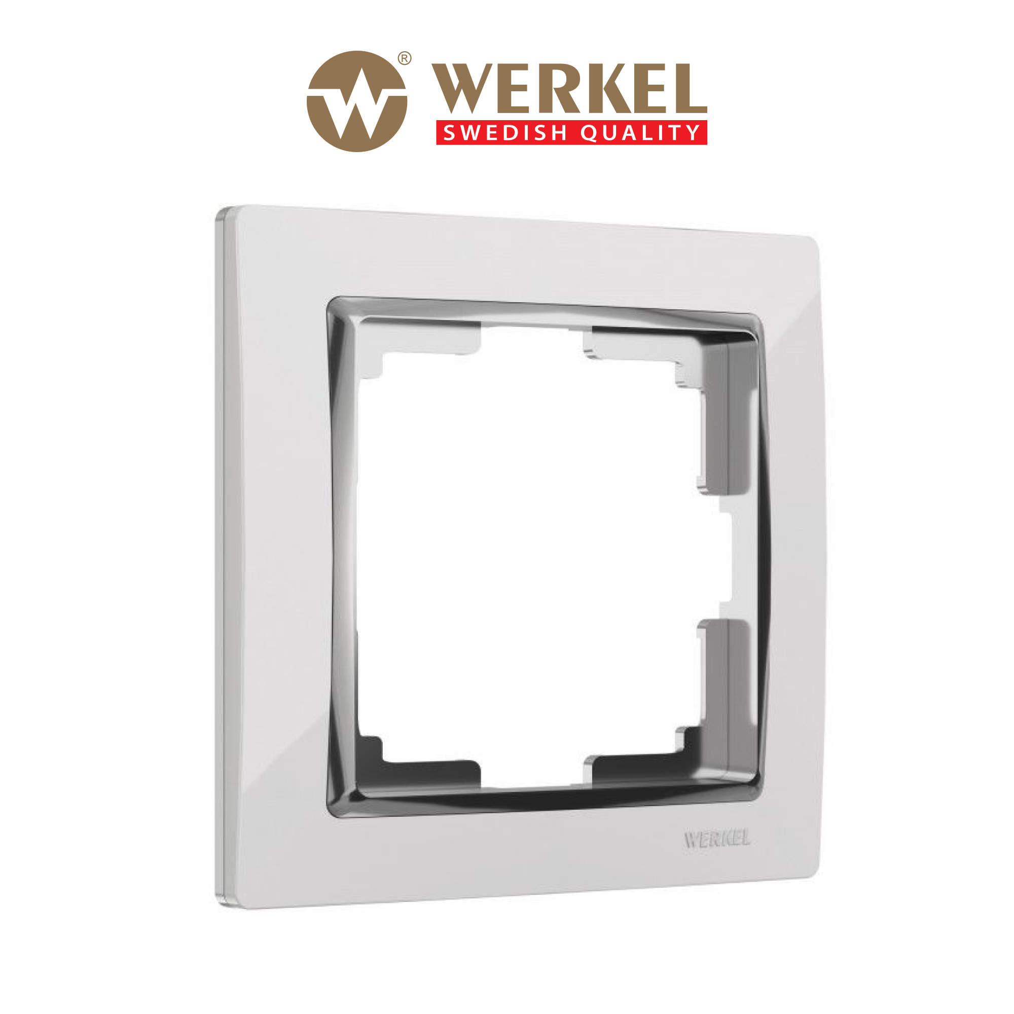 Рамка для розетки / выключателя на 1 пост Werkel W0011901 Snabb белый/хром пластик, Snabb
Рамка для розетки / выключателя на 1 пост Werkel W0011901 Snabb белый/хром пластик, Snabb