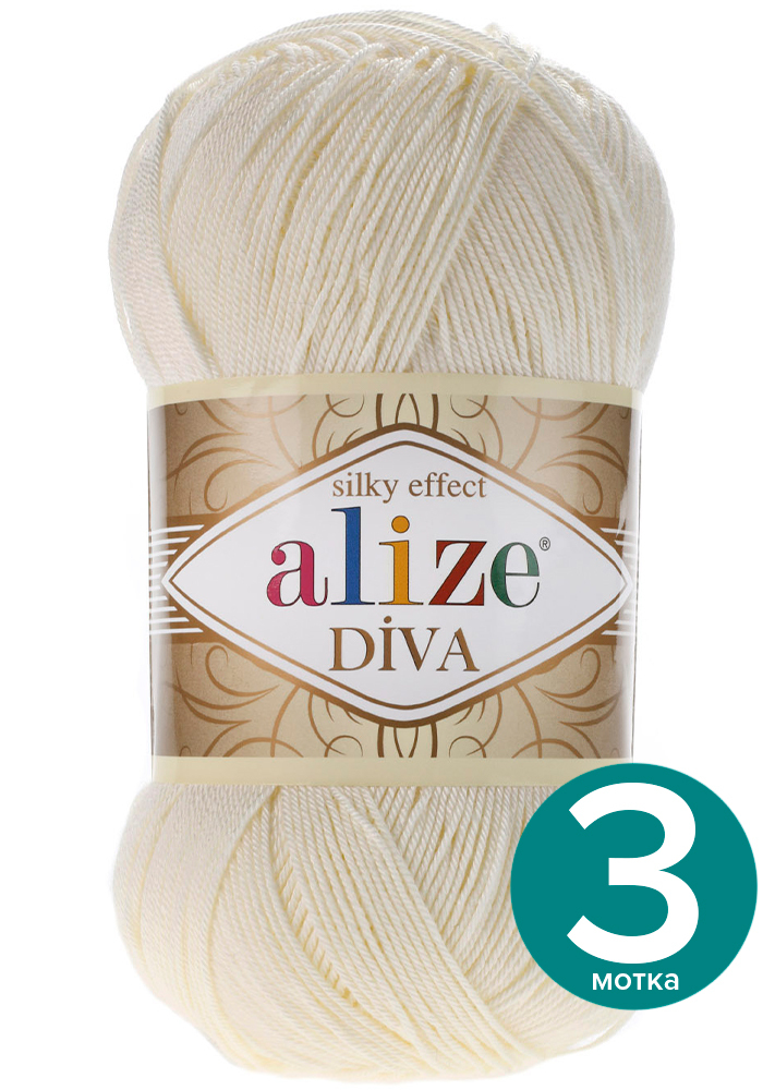 Пряжа Alize Diva (Ализе Дива) - каменый (383), 100 г / 350 м (100% микрофибра акрил) 3 шт, Бежевый, Divа klubоk.shор
Пряжа Alize Diva (Ализе Дива) - каменый (383), 100 г / 350 м (100% микрофибра акрил) 3 шт, Бежевый, Divа klubоk.shор