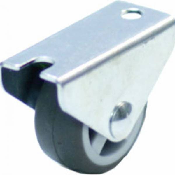 фото Мебельное серое колесо неповоротное 30 мм 60030f а5 1005505