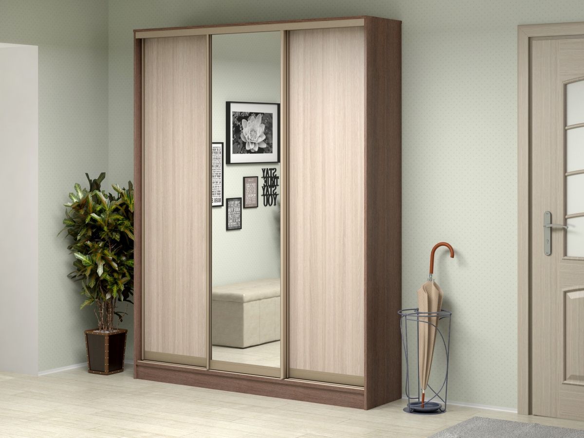 Шкаф-купе Антонио-3 Ясень шимо для одежды с зеркалом трёхдверный 220x260x60 Мегамебель, Бежевый;коричневый, Антонио-3
Шкаф-купе Антонио-3 Ясень шимо для одежды с зеркалом трёхдверный 220x260x60 Мегамебель, Бежевый;коричневый, Антонио-3