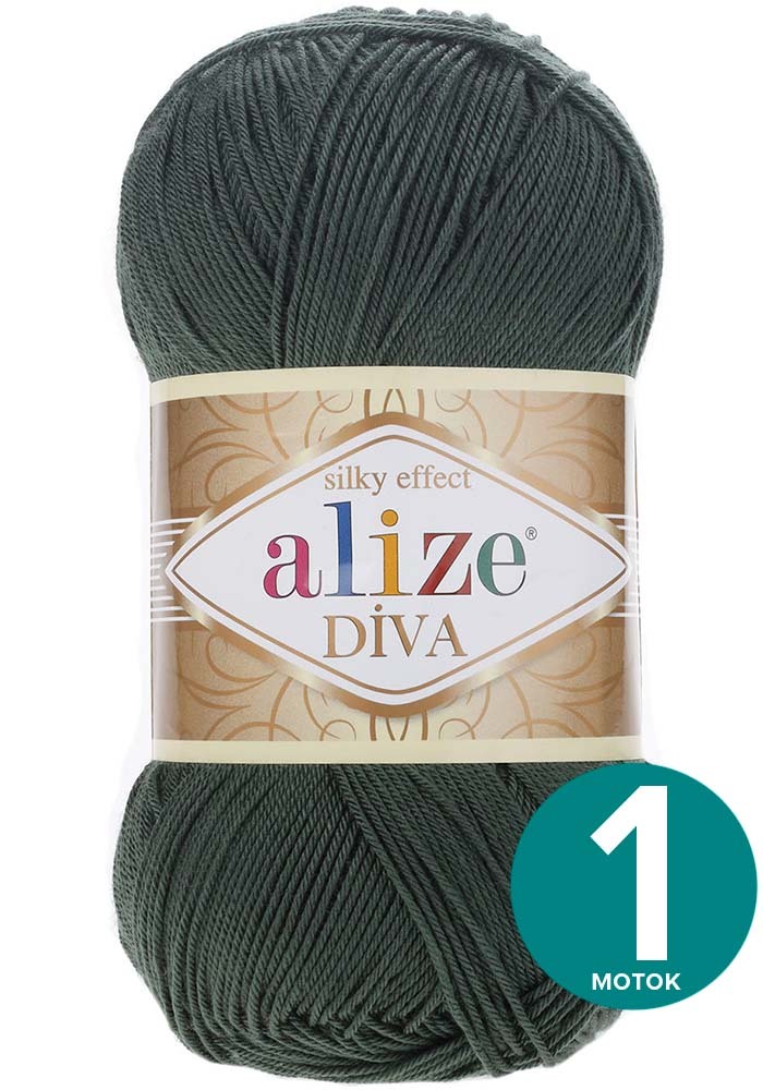 Пряжа Alize Diva (Ализе Дива) - зеленый (131), 100 г / 350 м (100% микрофибра акрил) 1 шт, Divа klubоk.shор
Пряжа Alize Diva (Ализе Дива) - зеленый (131), 100 г / 350 м (100% микрофибра акрил) 1 шт, Divа klubоk.shор