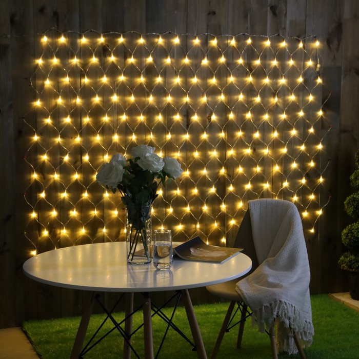 Гирлянда «Сеть» 2 1.5 м, IP44, УМС, прозрачная нить, 192 LED, свечение тёплое белое,220В
Гирлянда «Сеть» 2 1.5 м, IP44, УМС, прозрачная нить, 192 LED, свечение тёплое белое,220В