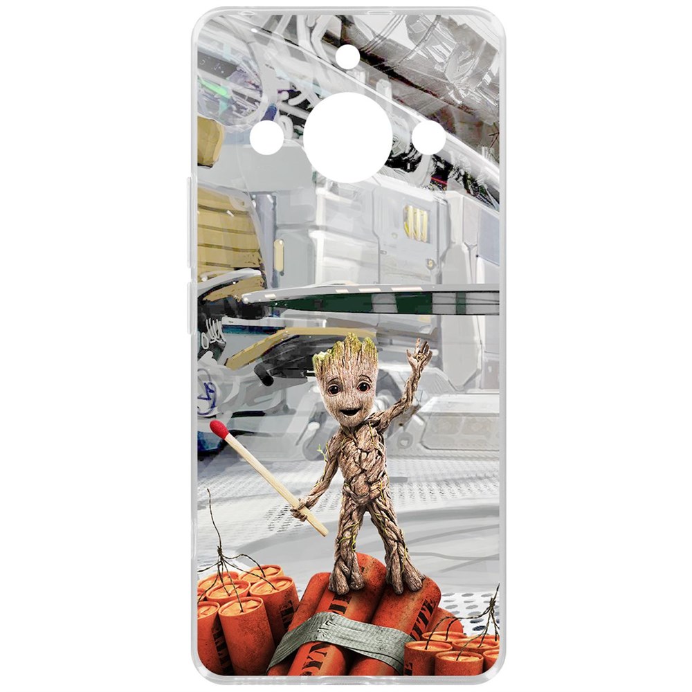 Чехол-накладка Krutoff Clear Case Стражи Галактики. Малыш Грут для Realme 11 Pro+, Прозрачный
Чехол-накладка Krutoff Clear Case Стражи Галактики. Малыш Грут для Realme 11 Pro+, Прозрачный