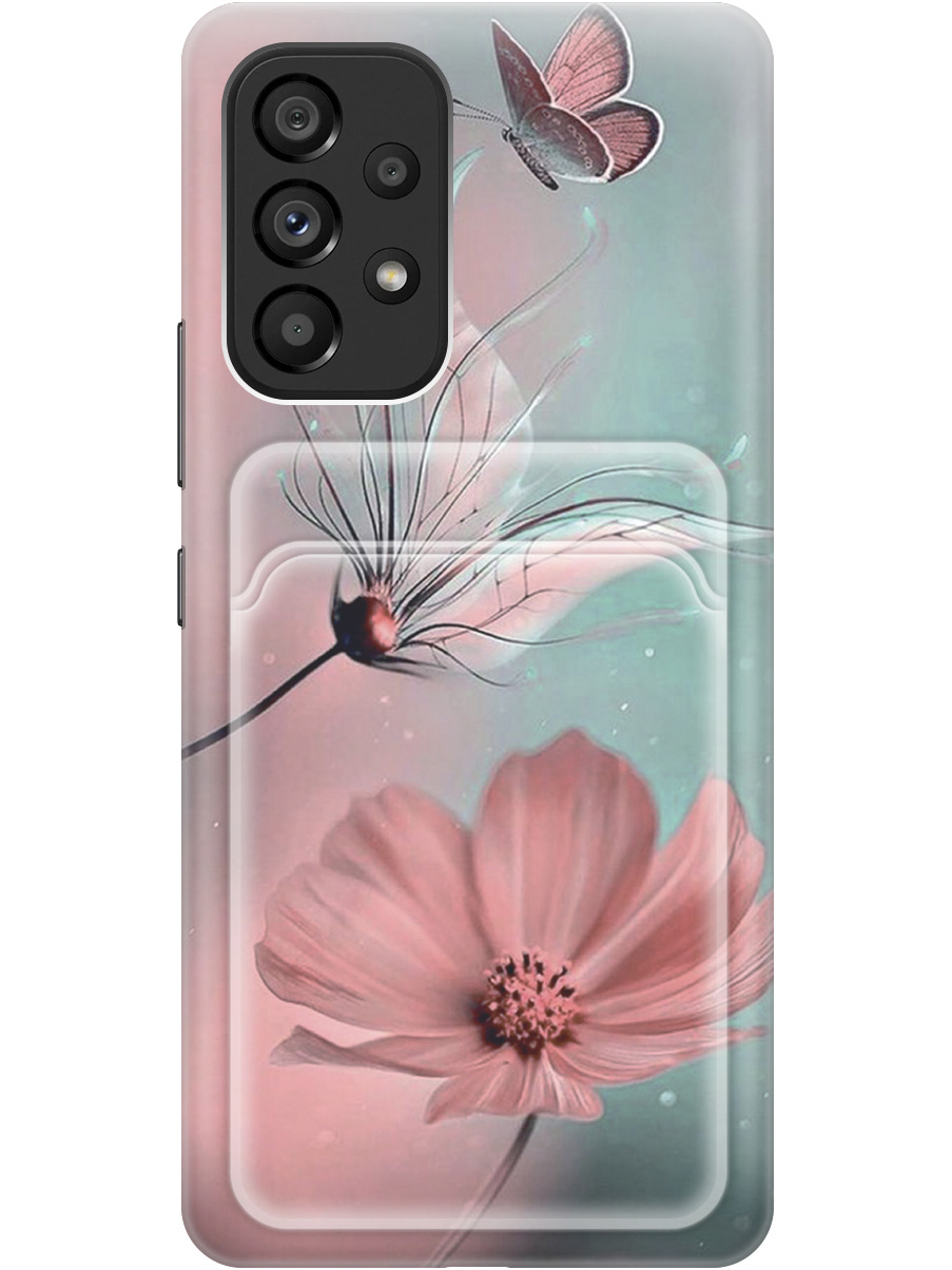Силиконовый чехол на Samsung Galaxy A53 5G с рисунком "Бабочка и цветы", Голубой;розовый;серый, 20012006
Силиконовый чехол на Samsung Galaxy A53 5G с рисунком "Бабочка и цветы", Голубой;розовый;серый, 20012006