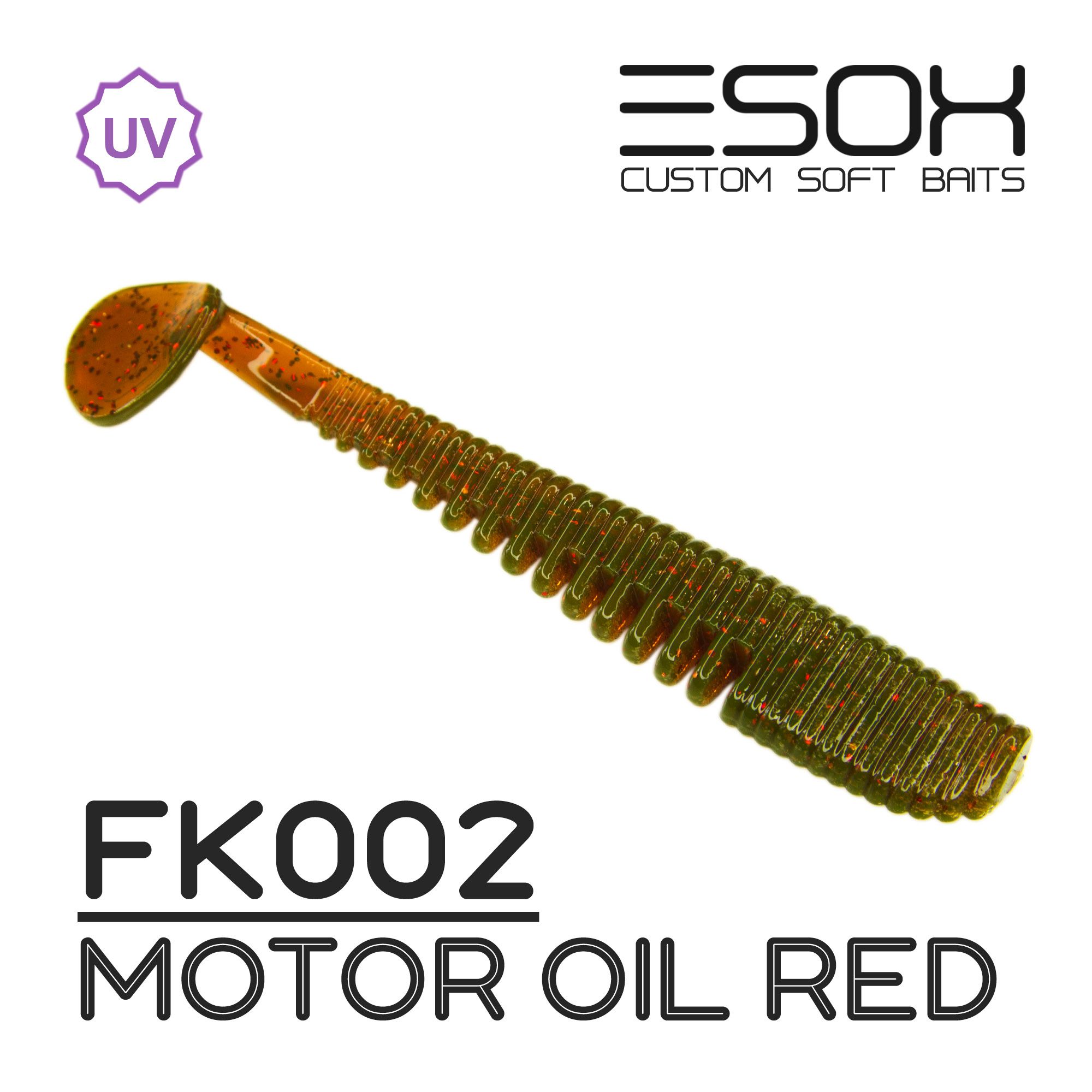 Силиконовая приманка Esox Awanura 100 мм цвет fk002 Motor Oil Red 5 шт, Разноцветный, Awanura
Силиконовая приманка Esox Awanura 100 мм цвет fk002 Motor Oil Red 5 шт, Разноцветный, Awanura