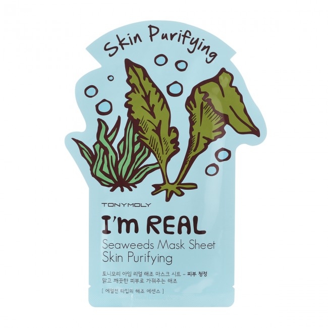 Тканевая маска Tony Moly I'm Real Seaweeds Mask Sheet с экстрактом морс водорослей 21мл
Тканевая маска Tony Moly I'm Real Seaweeds Mask Sheet с экстрактом морс водорослей 21мл
