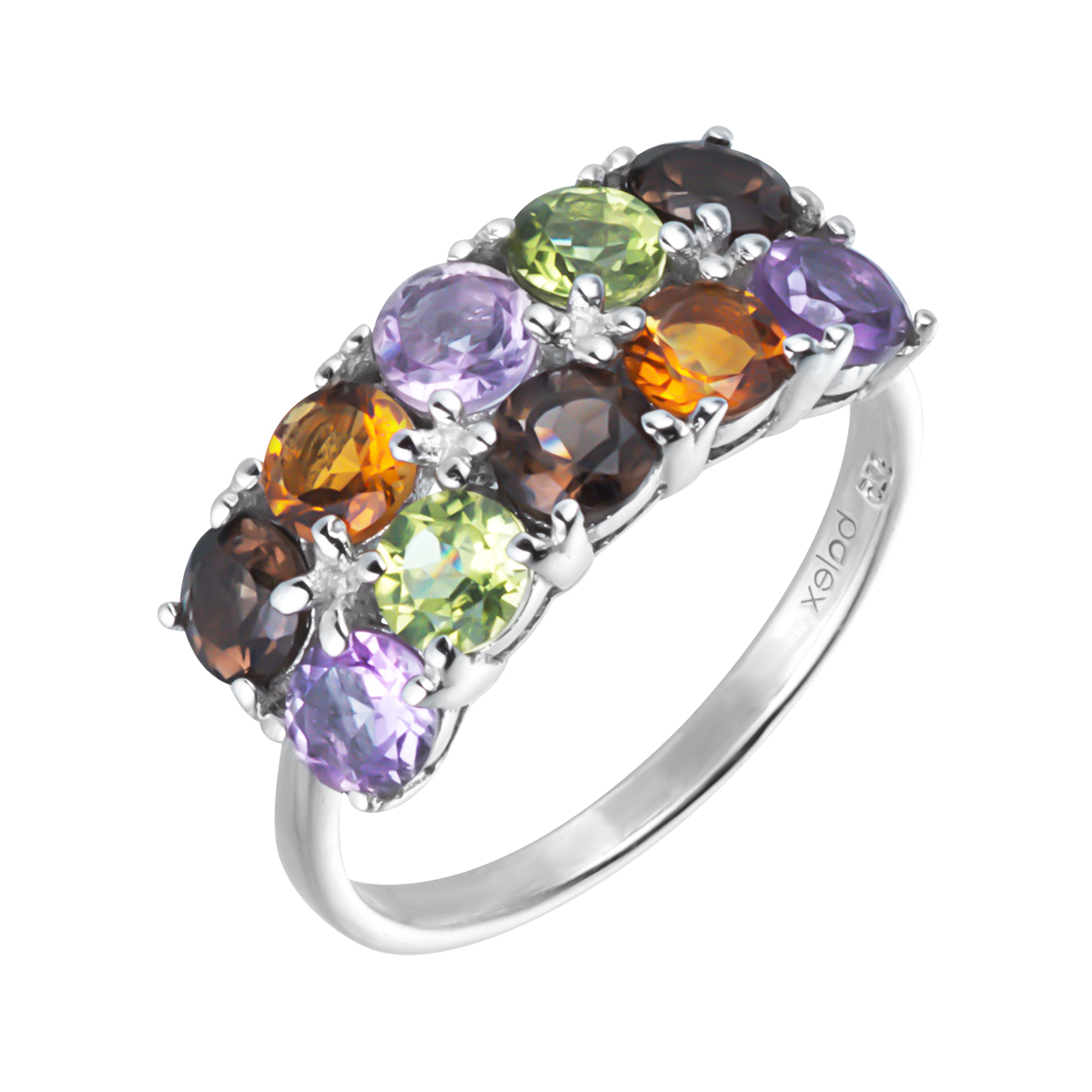 Кольцо из серебра р. Balex Jewellery 1457930049, аметист\раухтопаз\хризолит\цитрин, 1457930049
Кольцо из серебра р. Balex Jewellery 1457930049, аметист\раухтопаз\хризолит\цитрин, 1457930049