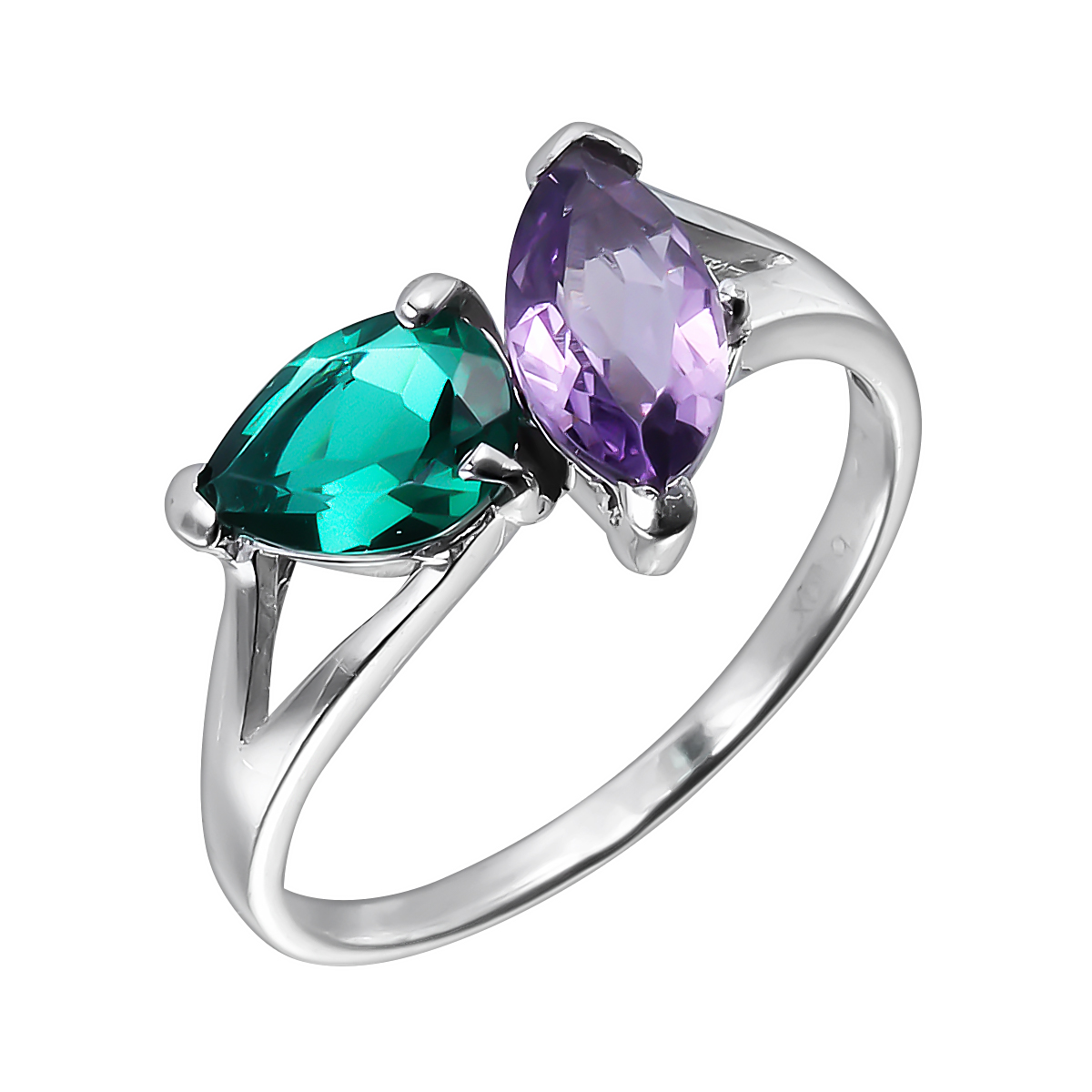 Кольцо из серебра с аметистом и изумрудом р. 17 Balex Jewellery 1457930008, 1457930008
Кольцо из серебра с аметистом и изумрудом р. 17 Balex Jewellery 1457930008, 1457930008