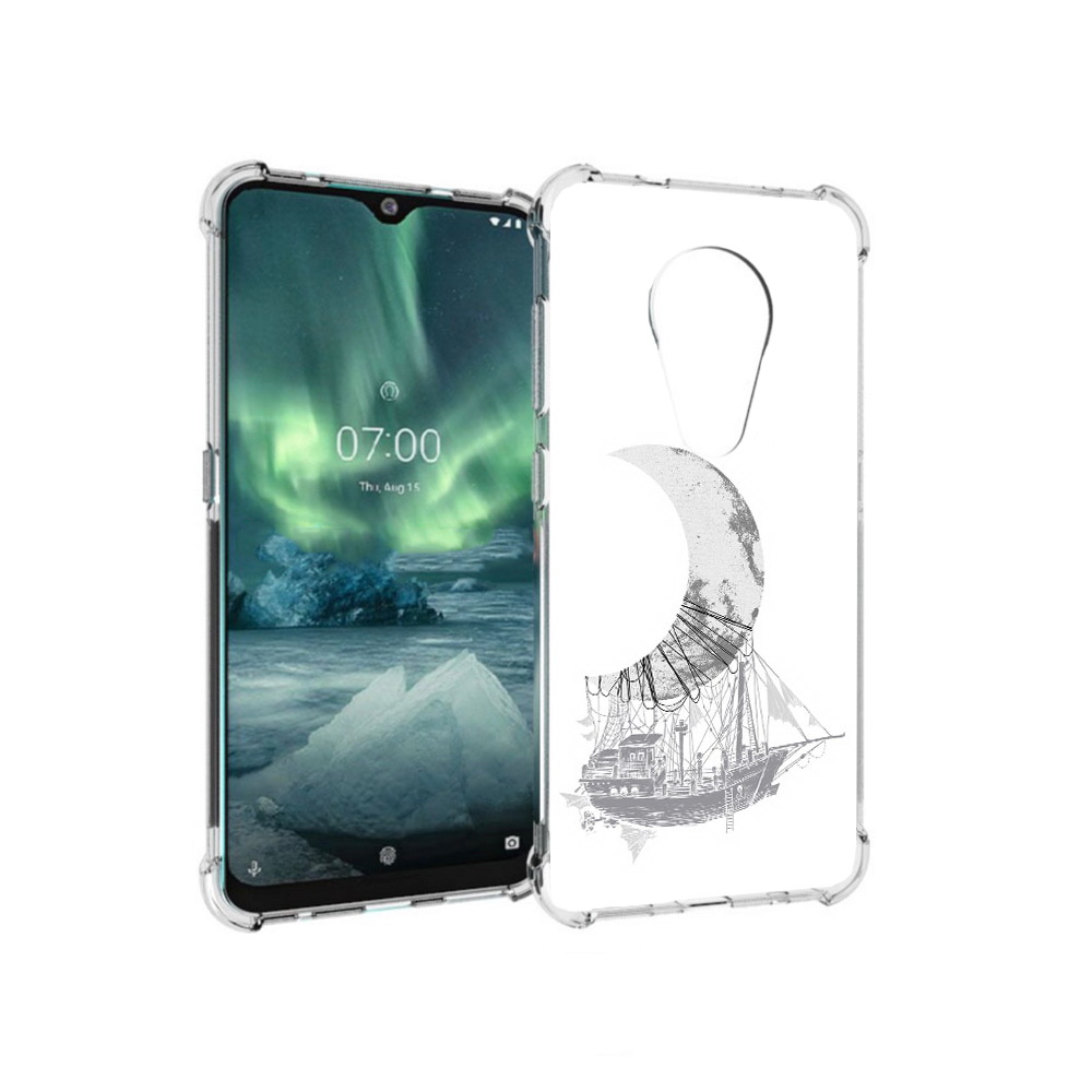 Чехол MyPads Tocco для Nokia 7.2 черно белый корабль полумесяц (PT139171.105.684), Прозрачный, Tocco
Чехол MyPads Tocco для Nokia 7.2 черно белый корабль полумесяц (PT139171.105.684), Прозрачный, Tocco