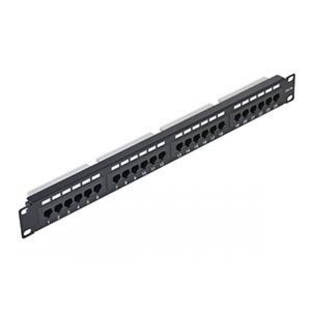 Панель NETLAN 19", 1U, 24 порта, категория 5e, RJ45/8P8C, неэкранированная, черная UEC-URP
Панель NETLAN 19", 1U, 24 порта, категория 5e, RJ45/8P8C, неэкранированная, черная UEC-URP