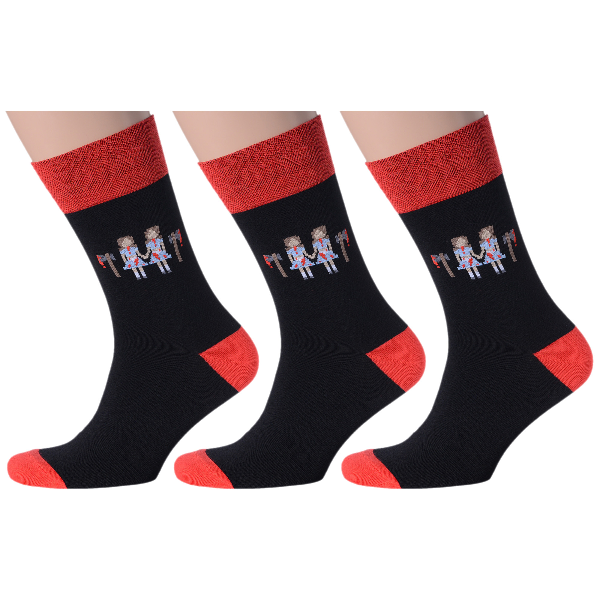 Комплект носков мужских MoscowSocksClub msk3-М18 разноцветных 27, Черный;красный, msk3-М18
Комплект носков мужских MoscowSocksClub msk3-М18 разноцветных 27, Черный;красный, msk3-М18