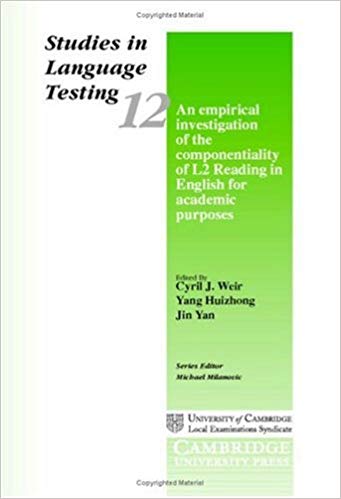 Книга Studies in Language Testing: An Empirical Investigation of the Componentiality of...
Книга Studies in Language Testing: An Empirical Investigation of the Componentiality of...