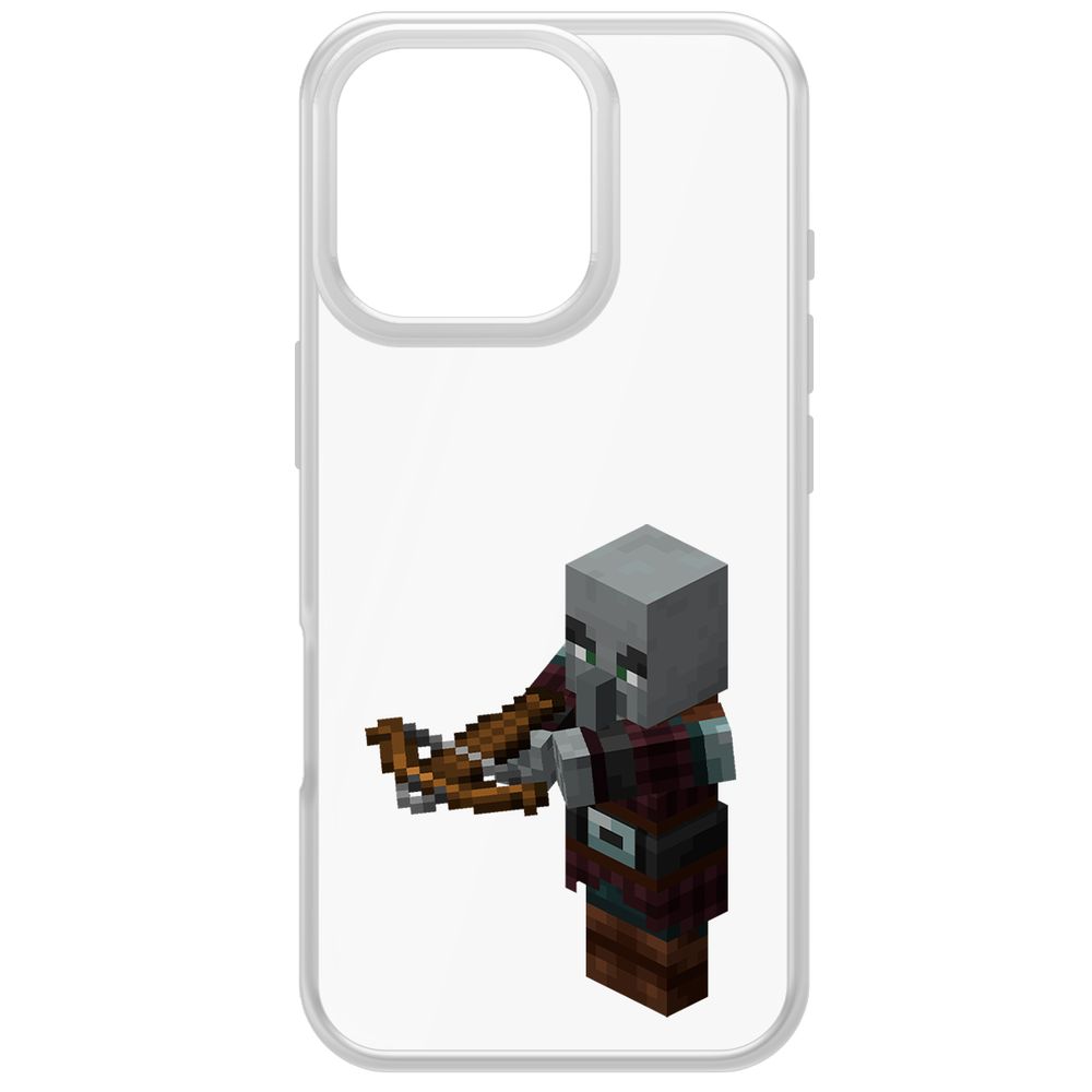 Чехол-накладка Krutoff Clear Case Minecraft-Разбойник для iPhone 16 Pro, Прозрачный
Чехол-накладка Krutoff Clear Case Minecraft-Разбойник для iPhone 16 Pro, Прозрачный