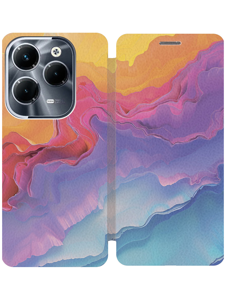 Чехол-книжка на Infinix Hot 40 / Hot 40 Pro с принтом "Цветной мрамор" золотой, Золотистый;голубой;желтый;розовый, 778679231
Чехол-книжка на Infinix Hot 40 / Hot 40 Pro с принтом "Цветной мрамор" золотой, Золотистый;голубой;желтый;розовый, 778679231