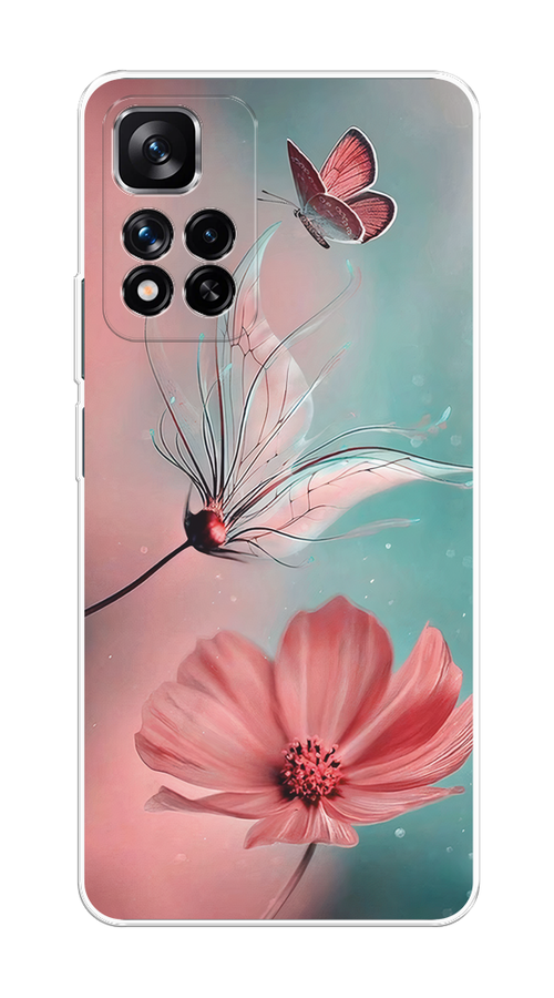 Чехол на Xiaomi Redmi Note 11 Pro Plus 5G "Бабочка и цветок", Голубой;розовый, 312150-1
Чехол на Xiaomi Redmi Note 11 Pro Plus 5G "Бабочка и цветок", Голубой;розовый, 312150-1