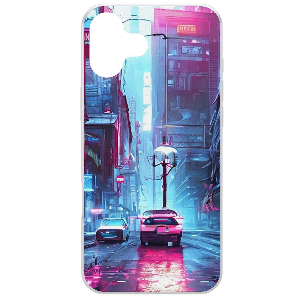 Чехол-накладка Krutoff Clear Case Киберпанк Улица для iPhone 16 Plus, Прозрачный
Чехол-накладка Krutoff Clear Case Киберпанк Улица для iPhone 16 Plus, Прозрачный